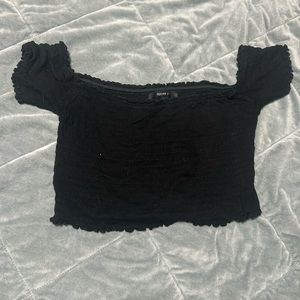 Black Crop Top